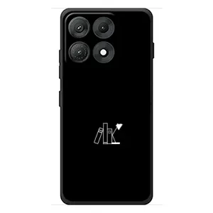 Чехол с картинками на черном фоне для Motorola Edge 70 Max (Книжки)