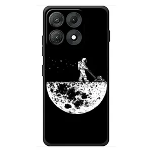 Силиконовый Чехол с принтом "Космонавты" на Motorola Edge 70 Max (Космонавт)