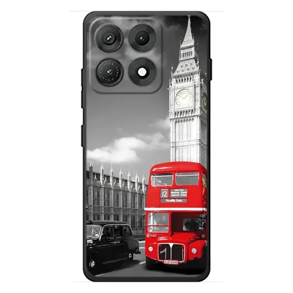 Чехол с рисунком «Красный автобус» для Motorola Edge 70 Max Чехол с рисунком «Красный автобус» для Motorola Edge 70 Max