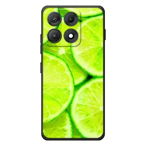 Чехол с изображением вкусной еды для Motorola Edge 70 Max (Лайм)