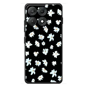 Чехол с ромашками на Motorola Edge 70 Max (Маленькие ромашки)