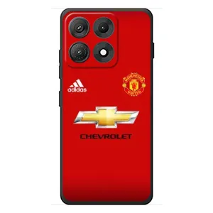 Силиконовые Чехлы принт Футбол на Motorola Edge 70 Max (Man United)