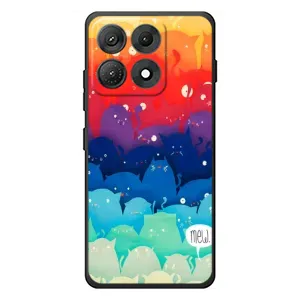 Силіконовий чохол з котиком для Motorola Edge 70 Max (Mew)