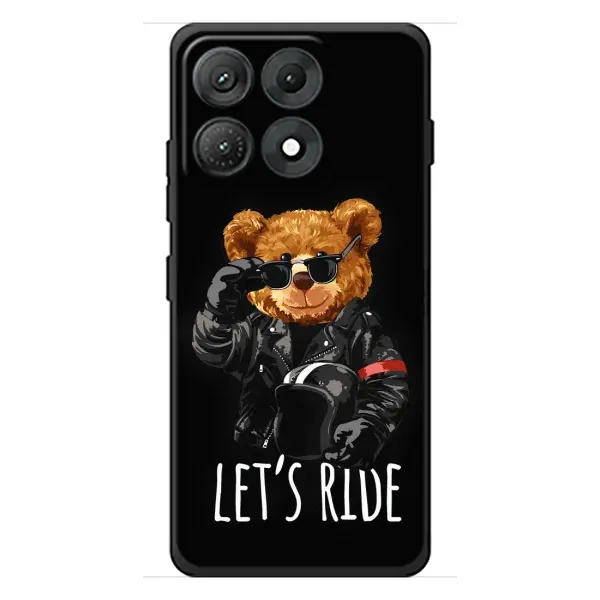 Чехол с рисунком «Модный Мишка» для Motorola Edge 70 Max