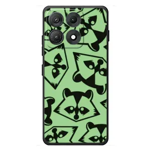 Силіконовий Чохол з Энотами на Motorola Edge 70 Max (Мордочки Єнота)