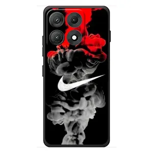 Силіконовый Чохол на Motorola Edge 70 Max з картинкою НАЙК (Nike дим)