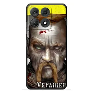 Чехол с картинкой (Патриотический КОЗАК) на Motorola Edge 70 Max (Одноглазый Козак)
