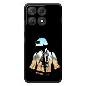 Силиконовый чехол с картинкой "Герой Pubg" на Motorola Edge 70 Max (Пубг мен)
