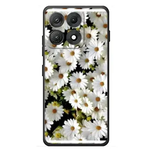 Чехол с ромашками на Motorola Edge 70 Max (Рамка в ромашках)