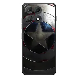 Чохол с Щітом Капітана Америки на Motorola Edge 70 Max (Ретро Щит Капітана)