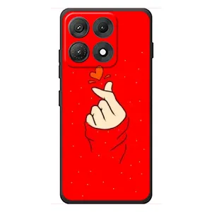 Чохол (Знак сердечка) для Motorola Edge 70 Max (Сердечко на червоному)