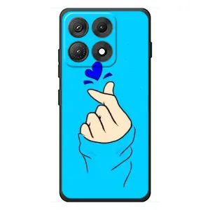 Чохол (Знак сердечка) для Motorola Edge 70 Max (Сердечко на синоьому)