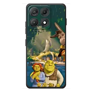 Печатный чехол с принтом Шрек для Motorola Edge 70 Max (Шрек и Фиона)