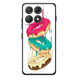 Чехол с изображением вкусной еды для Motorola Edge 70 Max (Сочные пончики)