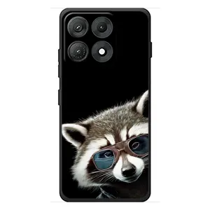 Силіконовий Чохол з Энотами на Motorola Edge 70 Max (Стильний Єнот)