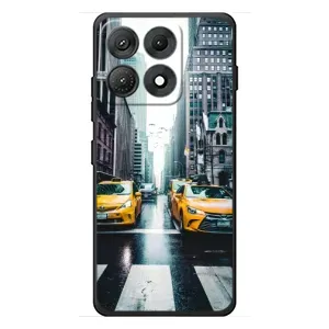 Силиконовый бампер (Работники) на Motorola Edge 70 Max (Такси)