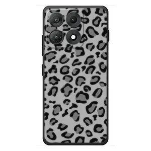 Чехол с леопардовым принтом на Motorola Edge 70 Max (Темный леопрад)