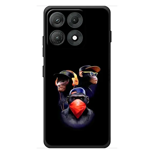 Чехол с рисунком «Три обезьяны» для Motorola Edge 70 Max Чехол с рисунком «Три обезьяны» для Motorola Edge 70 Max