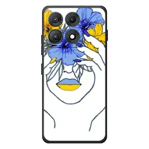 Чехол на Motorola Edge 70 Max Украинский дизайн (Украинка на всю голову)
