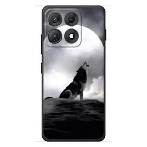 Чохол з Вовком на Motorola Edge 70 Max (Вовк і місяць)