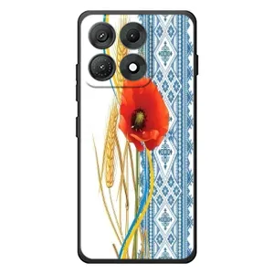 Силіконовый Чохол на Motorola Edge 70 Max з картинкой Вишиванки (Вишиванка з квіткою)