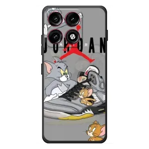 Силиконовый Чехол Nike Air Jordan на Моторола Эдж 70 Про (Air Jordan)