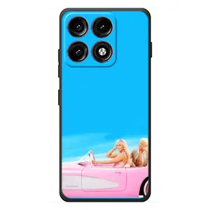 Силіконовый Чохол Барбі фільм на Motorola Edge 70 Pro (Барбі і Кен)