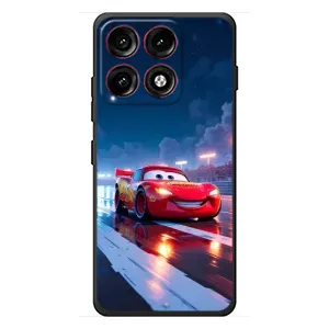 Чехол с принтом Маквин для Motorola Edge 70 Pro (Ночной Маквин Тачки)