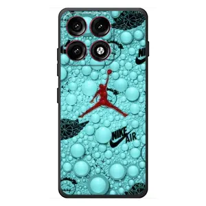 Силиконовый Чехол Nike Air Jordan на Моторола Эдж 70 Про (Джордан Найк)