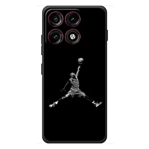 Силиконовый Чехол Nike Air Jordan на Моторола Эдж 70 Про (Джордан)
