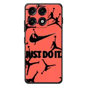Силиконовый Чехол Nike Air Jordan на Моторола Эдж 70 Про (Just Do It)