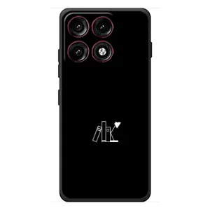 Чехол с картинками на черном фоне для Motorola Edge 70 Pro (Книжки)