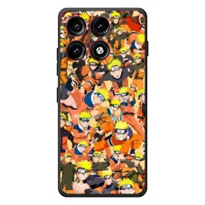Чохли з принтом НАРУТО на Motorola Edge 70 Pro (Коллаж Наруто)