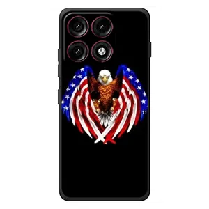 Чохол Прапор USA для Motorola Edge 70 Pro (Крила США)