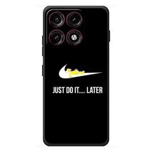 Силиконовый Чехол на Motorola Edge 70 Pro с картинкой Nike (Later)