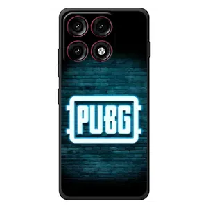 Чехол (TPU) с картинкой "Лого Пабг" на Моторола Эдж 70 Про (Лого PUBG)