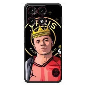 Чехол (TPU) с Футболистом на Motorola Edge 70 Pro (Mbappe King)