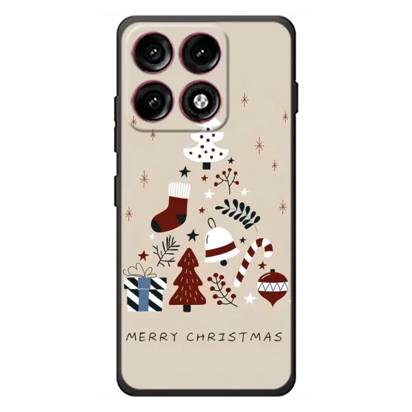 Чехол с рисунком «Merry Christmas» для Motorola Edge 70 Pro Чехол с рисунком «Merry Christmas» для Motorola Edge 70 Pro