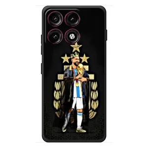 Чехлы Лео Месси Аргентина для Motorola Edge 70 Pro (Месси король)