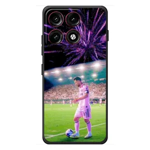 Чехлы Лео Месси в Майами на Motorola Edge 70 Pro (Месси в Майами)