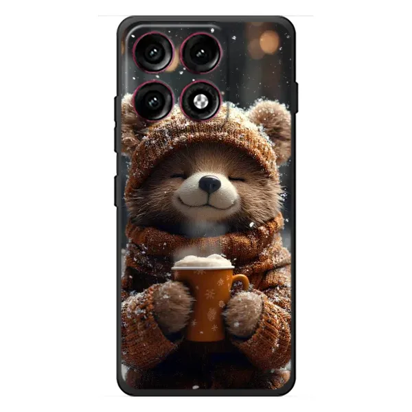 Чехол с рисунком «Медвежонок с кофе» для Motorola Edge 70 Pro Чехол с рисунком «Медвежонок с кофе» для Motorola Edge 70 Pro