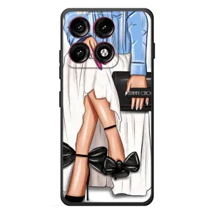 Силіконовый Чохол на Motorola Edge 70 Pro з картинкой Модных девушек (Мода)