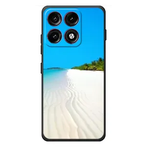 Летний Чехол на Motorola Edge 70 Pro (Море песок)