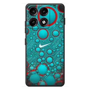 Силиконовый Чехол на Motorola Edge 70 Pro с картинкой Nike (Найк зеленый)