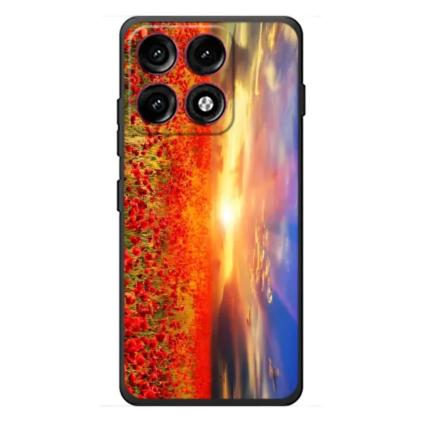 Чехол с рисунком «Поле тюльпанов» для Motorola Edge 70 Pro