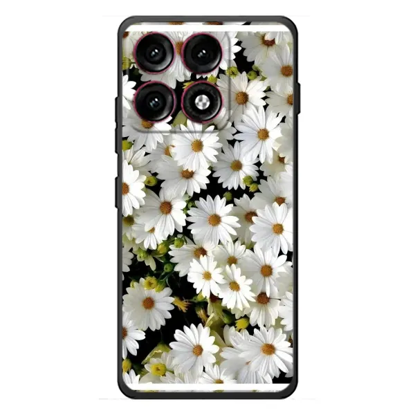 Чехол с рисунком «Рамка в ромашках» для Motorola Edge 70 Pro Чехол с рисунком «Рамка в ромашках» для Motorola Edge 70 Pro
