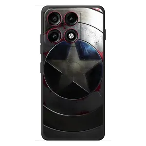 Чохол с Щітом Капітана Америки на Motorola Edge 70 Pro (Ретро Щит Капітана)