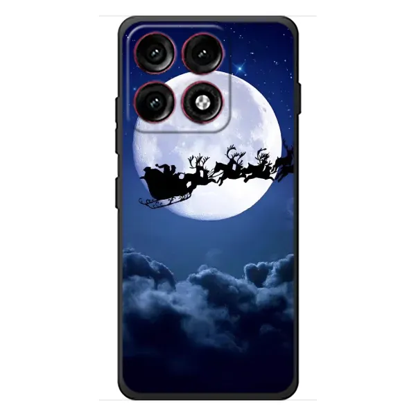 Чехол с рисунком «Санта - луна» для Motorola Edge 70 Pro Чехол с рисунком «Санта - луна» для Motorola Edge 70 Pro