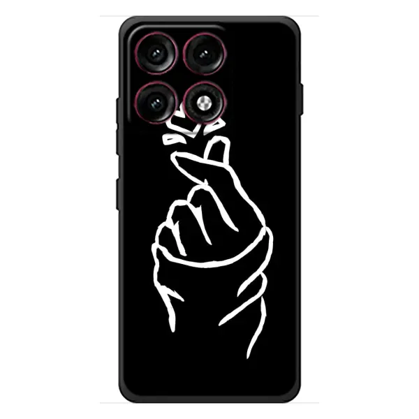Чехол с рисунком «Сердце на черном» для Motorola Edge 70 Pro Чехол с рисунком «Сердце на черном» для Motorola Edge 70 Pro
