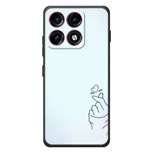 Чохол (Знак сердечка) для Motorola Edge 70 Pro (Сердечко на блакитному)